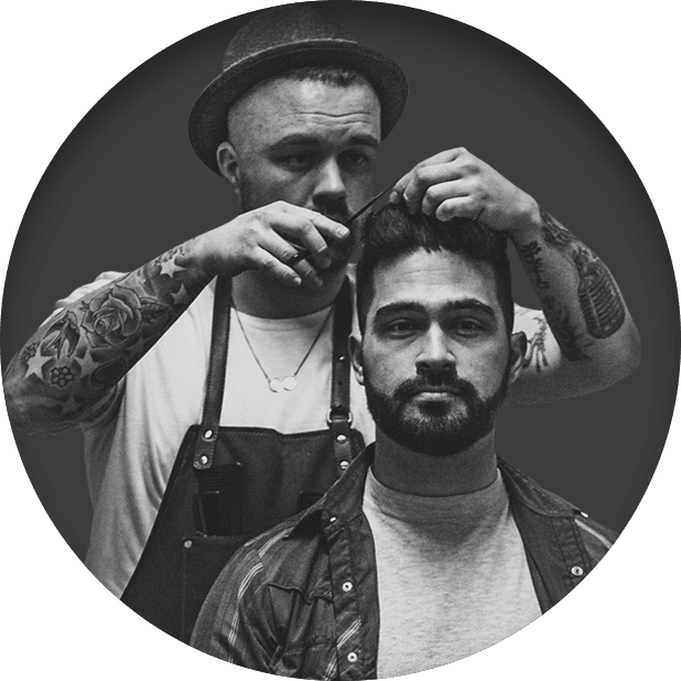Barber Cutting Client Hair 2